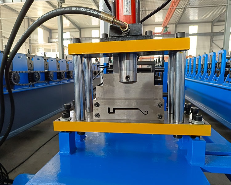 Roller shutter door forming machine