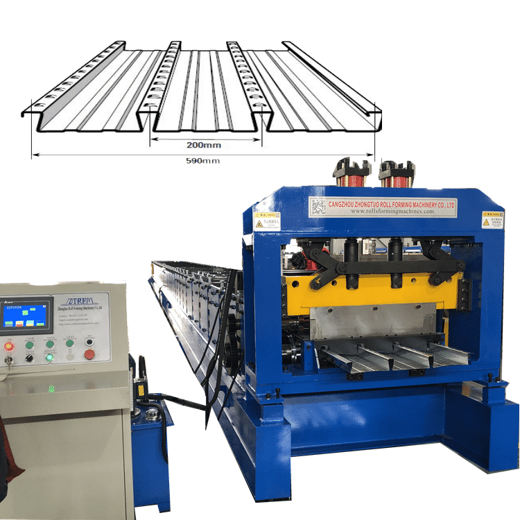 Dovetail Shape Floor Steel Decking Making Machine – Advanced Roll Forming for Long-Span, High-Performance Decking Solutions